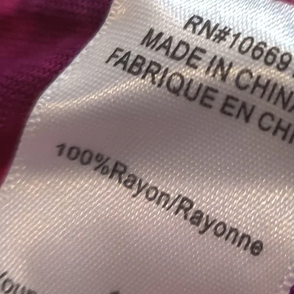 YF&B Pink Tie Dye Fringe Racerback Girls Tank Top - Picture 3 of 5